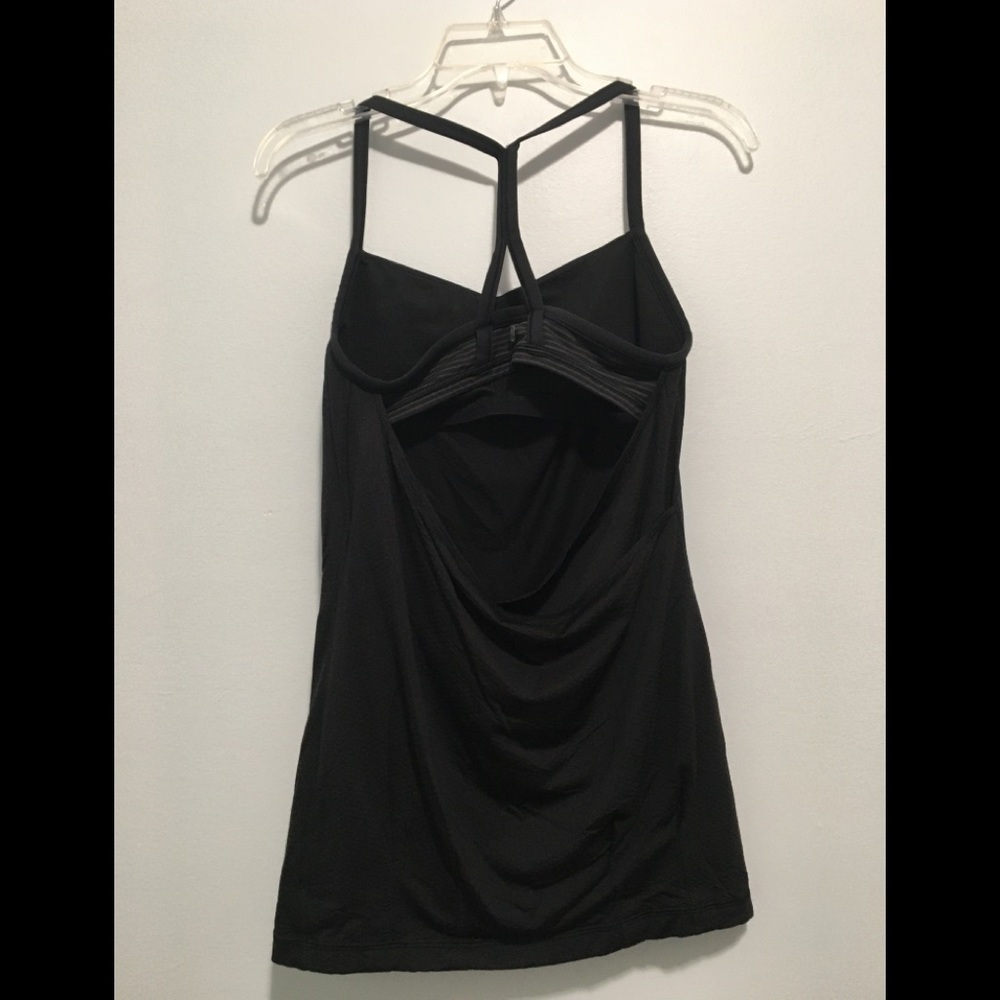 L.Lululemon C.Y.B Tank Black / Hyper Stripe Black - Picture 16 of 16